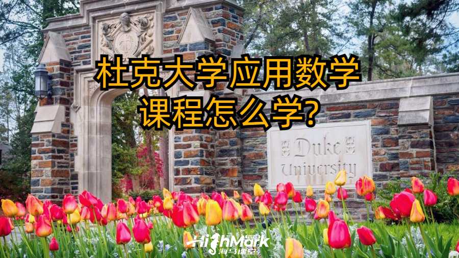 杜克大學應用數(shù)學課程怎么學?