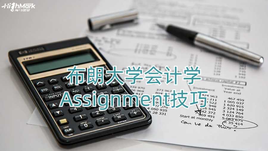布朗大學會計學Assignment技巧
