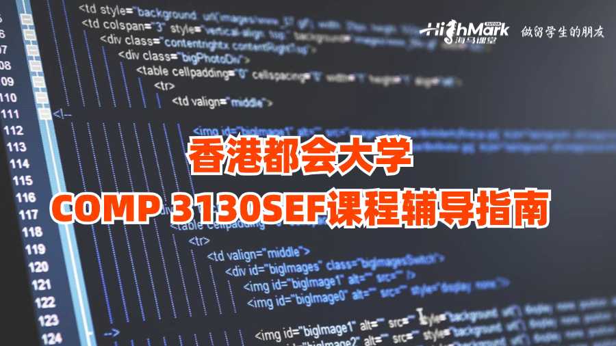 香港都會(huì)大學(xué)COMP 3130SEF課程輔導(dǎo)指南