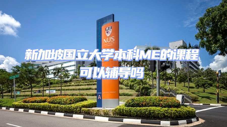 新加坡國(guó)立大學(xué)課程輔導(dǎo)