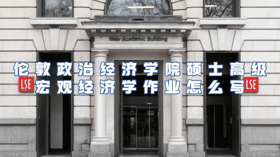 倫敦政治經濟學院碩士高級宏觀經濟學作業(yè)怎么寫