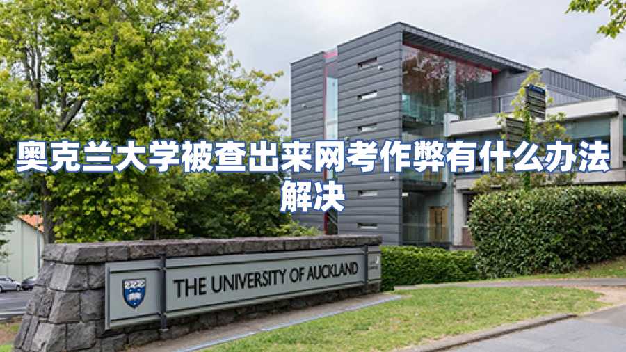 奧克蘭大學(xué)線上作弊申訴