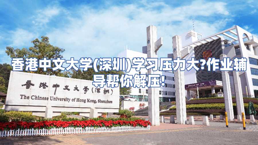 香港中文大學(xué)(深圳)作業(yè)輔導(dǎo)