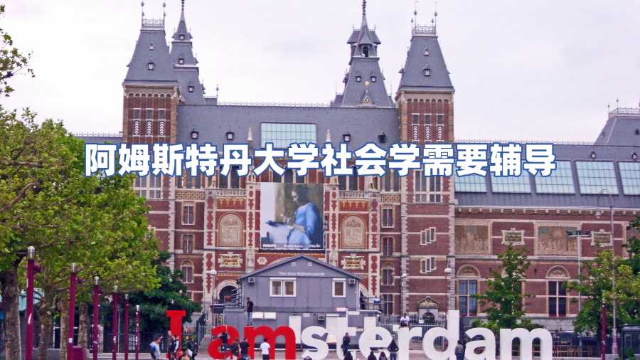 阿姆斯特丹大學社會學需要輔導