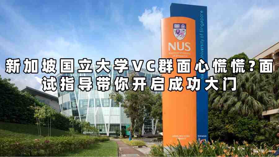 新加坡國立大學(xué)VC群面指導(dǎo)