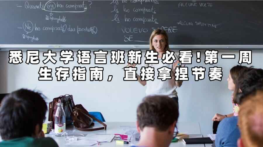 悉尼大學語言班輔導